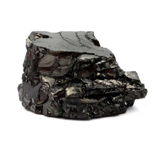 エリートシュンガイト 原石 ロシア カレリア共和国シュンガ 天然石 1点物 パワーストーン Shungite シュンガ石