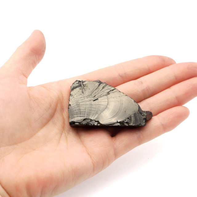 エリートシュンガイト 原石 ロシア カレリア共和国シュンガ 天然石 1点物 パワーストーン Shungite シュンガ石