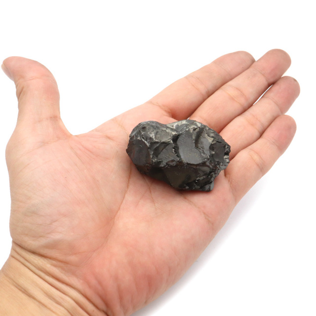 エリートシュンガイト 原石 ロシア カレリア共和国シュンガ 天然石 1点物 パワーストーン Shungite シュンガ石