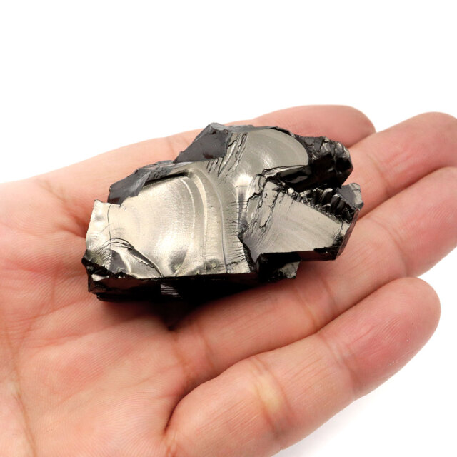エリートシュンガイト 原石 ロシア カレリア共和国シュンガ 天然石 1点物 パワーストーン Shungite シュンガ石