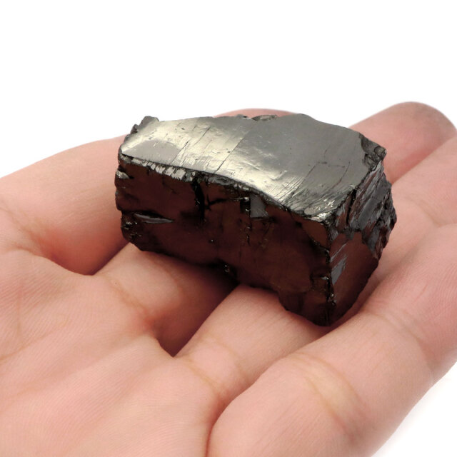 エリートシュンガイト 原石 ロシア カレリア共和国シュンガ 天然石 1点物 パワーストーン Shungite シュンガ石