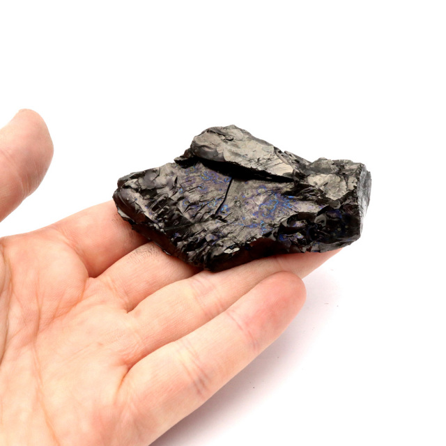 エリートシュンガイト 原石 ロシア カレリア共和国シュンガ 天然石 1点物 パワーストーン Shungite シュンガ石