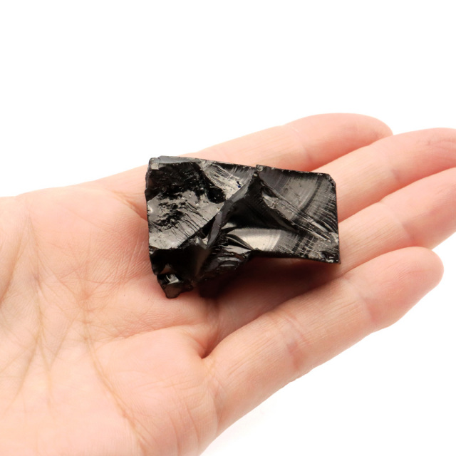 エリートシュンガイト 原石 ロシア カレリア共和国シュンガ 天然石 1点物 パワーストーン Shungite シュンガ石