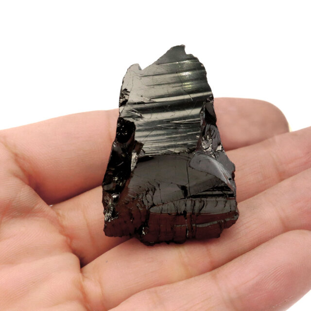 エリートシュンガイト 原石 ロシア カレリア共和国シュンガ 天然石 1点物 パワーストーン Shungite シュンガ石