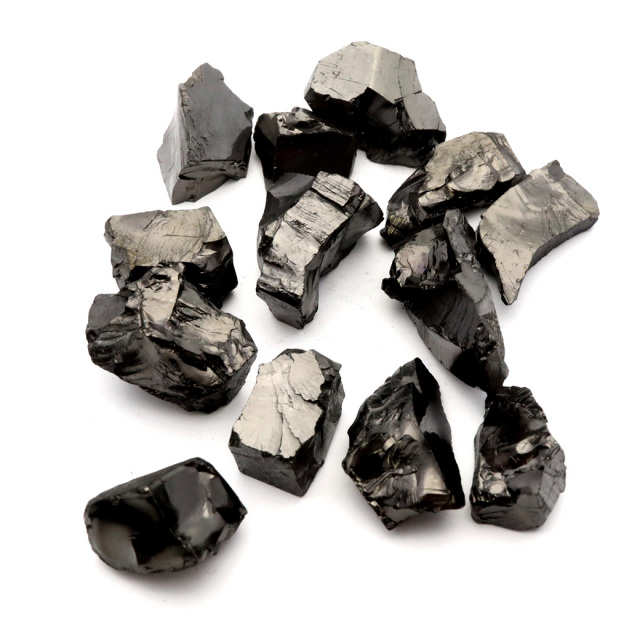 エリートシュンガイト 原石 ロシア カレリア共和国シュンガ 天然石 1点物 パワーストーン Shungite シュンガ石