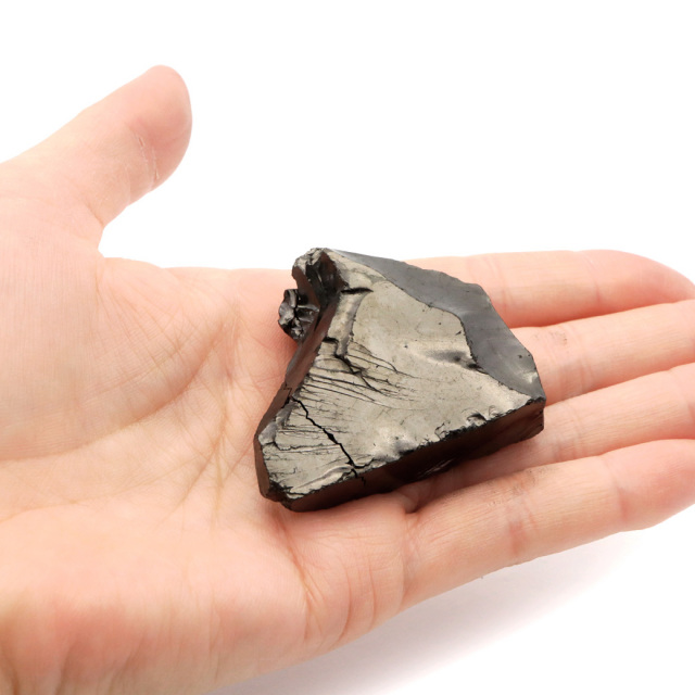 エリートシュンガイト 原石 ロシア カレリア共和国シュンガ 天然石 1点物 パワーストーン Shungite シュンガ石