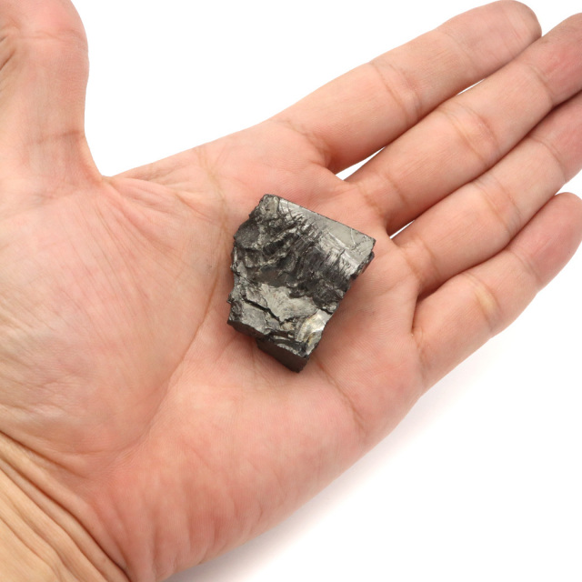 エリートシュンガイト 原石 ロシア カレリア共和国シュンガ 天然石 1点物 パワーストーン Shungite シュンガ石
