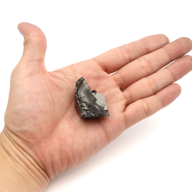 エリートシュンガイト 原石 ロシア カレリア共和国シュンガ 天然石 1点物 パワーストーン Shungite シュンガ石
