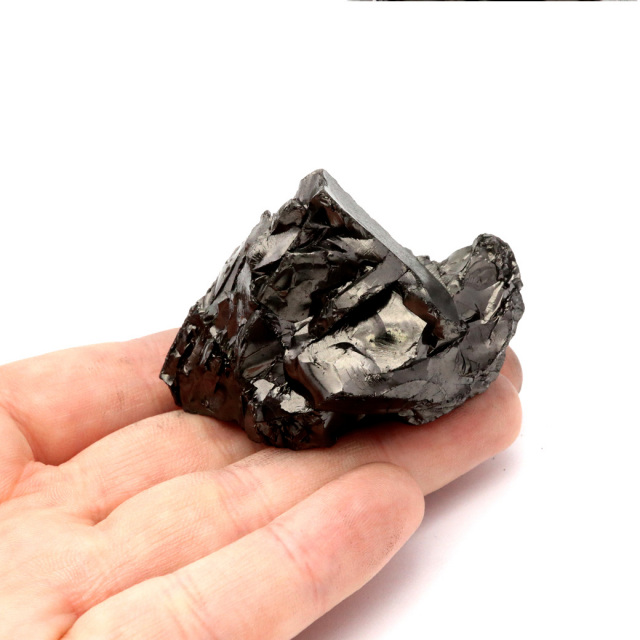 エリートシュンガイト 原石 ロシア カレリア共和国シュンガ 天然石 1点物 パワーストーン Shungite シュンガ石