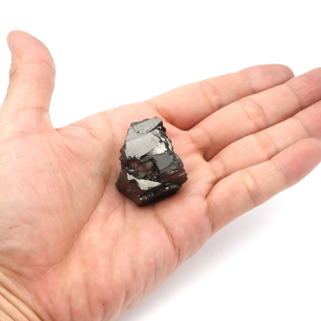 エリートシュンガイト 原石 ロシア カレリア共和国シュンガ 天然石 1点物 パワーストーン Shungite シュンガ石
