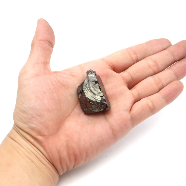 エリートシュンガイト 原石 ロシア カレリア共和国シュンガ 天然石 1点物 パワーストーン Shungite シュンガ石