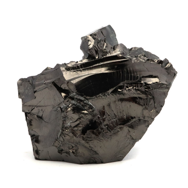 エリートシュンガイト 原石 ロシア カレリア共和国シュンガ 天然石 1点物 パワーストーン Shungite シュンガ石