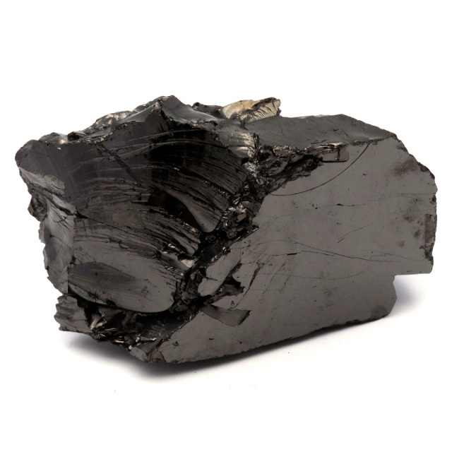 エリートシュンガイト 原石 ロシア カレリア共和国シュンガ 天然石 1点物 パワーストーン Shungite シュンガ石