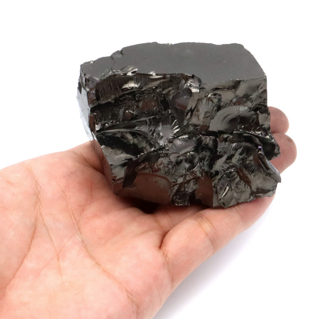 エリートシュンガイト 原石 ロシア カレリア共和国シュンガ 天然石 1点物 パワーストーン Shungite シュンガ石