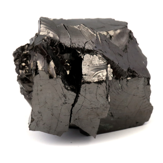 エリートシュンガイト 原石 ロシア カレリア共和国シュンガ 天然石 1点物 パワーストーン Shungite シュンガ石