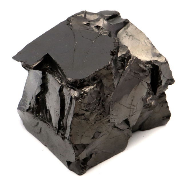 エリートシュンガイト 原石 ロシア カレリア共和国シュンガ 天然石 1点物 パワーストーン Shungite シュンガ石