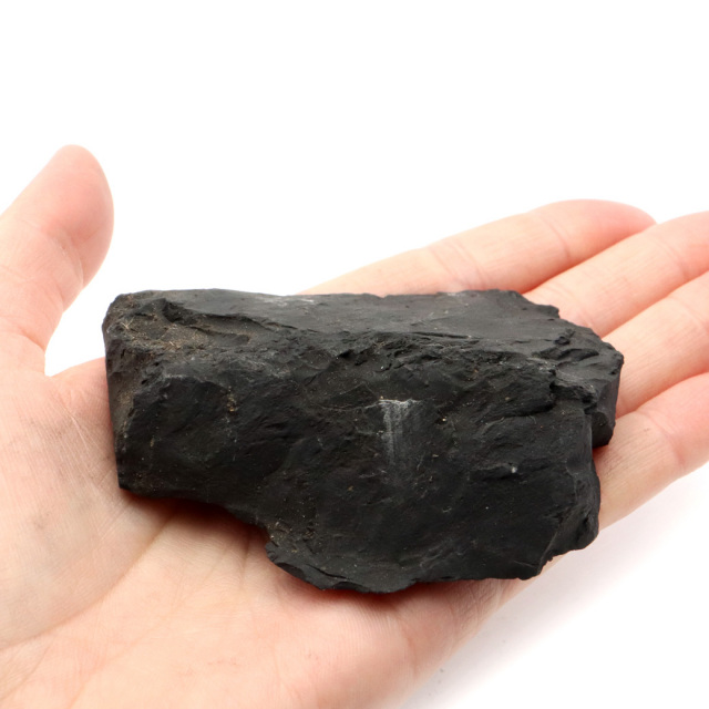 シュンガイト 原石 ロシア カレリア共和国シュンガ 天然石 1点物 パワーストーン Shungite シュンガ石