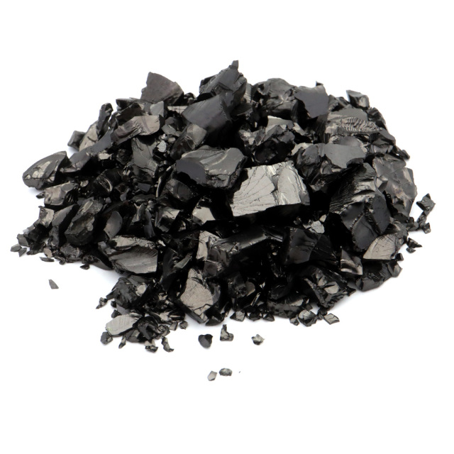 エリートシュンガイト 原石 140g さざれ ロシア カレリア共和国シュンガ 天然石 1点物 パワーストーン Shungite シュンガ石