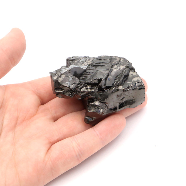 エリートシュンガイト 原石 さざれ ロシア カレリア共和国シュンガ 天然石 1点物 パワーストーン Shungite シュンガ石