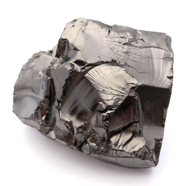 エリートシュンガイト 原石 さざれ ロシア カレリア共和国シュンガ 天然石 1点物 パワーストーン Shungite シュンガ石