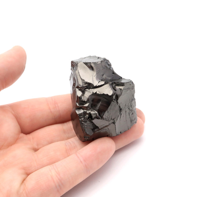 エリートシュンガイト 原石 さざれ ロシア カレリア共和国シュンガ 天然石 1点物 パワーストーン Shungite シュンガ石