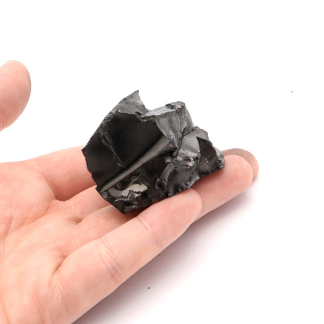 エリートシュンガイト 原石 さざれ ロシア カレリア共和国シュンガ 天然石 1点物 パワーストーン Shungite シュンガ石