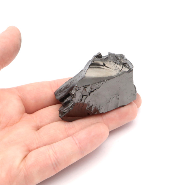 エリートシュンガイト 原石 さざれ ロシア カレリア共和国シュンガ 天然石 1点物 パワーストーン Shungite シュンガ石