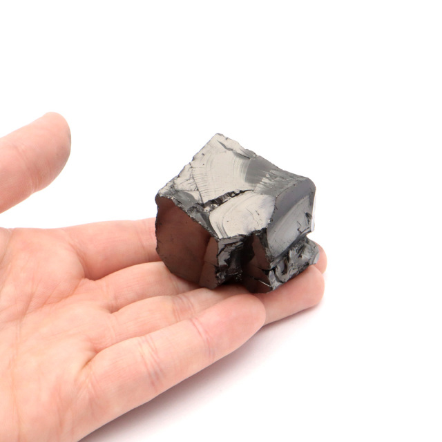 エリートシュンガイト 原石 さざれ ロシア カレリア共和国シュンガ 天然石 1点物 パワーストーン Shungite シュンガ石