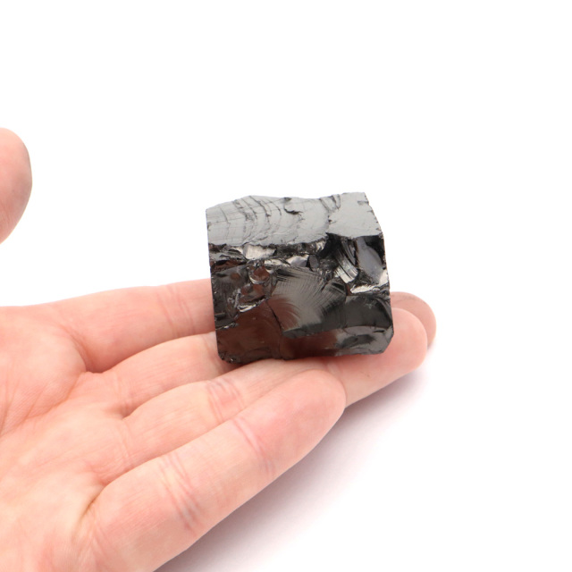 エリートシュンガイト 原石 さざれ ロシア カレリア共和国シュンガ 天然石 1点物 パワーストーン Shungite シュンガ石