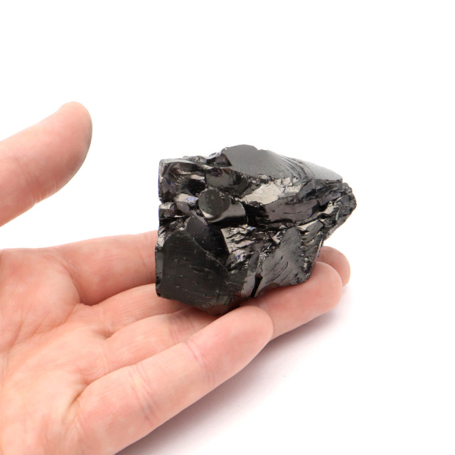 エリートシュンガイト 原石 さざれ ロシア カレリア共和国シュンガ 天然石 1点物 パワーストーン Shungite シュンガ石