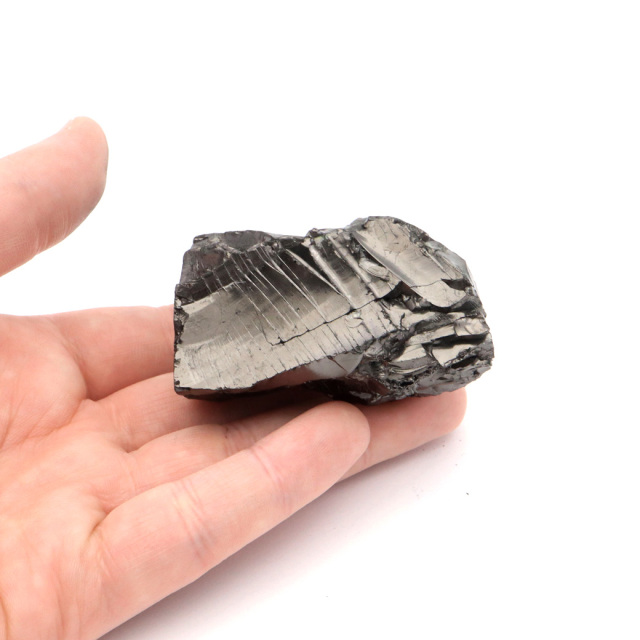 エリートシュンガイト 原石 さざれ ロシア カレリア共和国シュンガ 天然石 1点物 パワーストーン Shungite シュンガ石