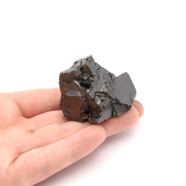 エリートシュンガイト 原石 さざれ ロシア カレリア共和国シュンガ 天然石 1点物 パワーストーン Shungite シュンガ石