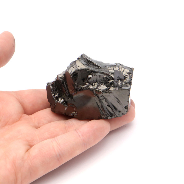 エリートシュンガイト 原石 さざれ ロシア カレリア共和国シュンガ 天然石 1点物 パワーストーン Shungite シュンガ石