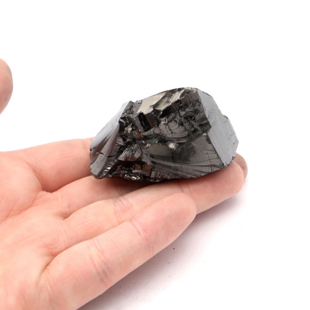 エリートシュンガイト 原石 さざれ ロシア カレリア共和国シュンガ 天然石 1点物 パワーストーン Shungite シュンガ石