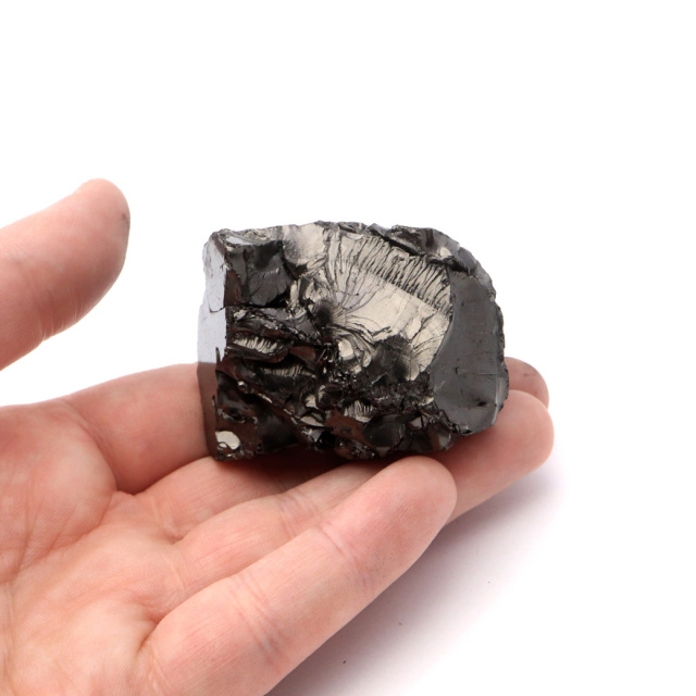 エリートシュンガイト 原石 さざれ ロシア カレリア共和国シュンガ 天然石 1点物 パワーストーン Shungite シュンガ石