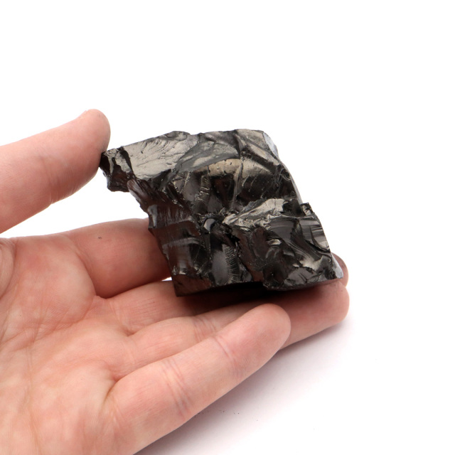 エリートシュンガイト 原石 さざれ ロシア カレリア共和国シュンガ 天然石 1点物 パワーストーン Shungite シュンガ石