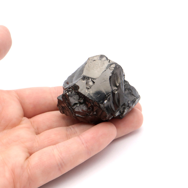 エリートシュンガイト 原石 さざれ ロシア カレリア共和国シュンガ 天然石 1点物 パワーストーン Shungite シュンガ石
