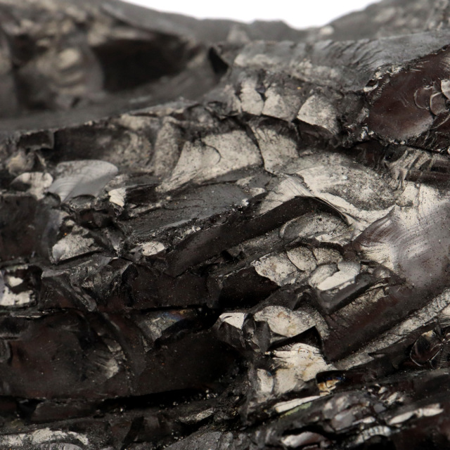 エリートシュンガイト 原石 さざれ ロシア カレリア共和国シュンガ 天然石 1点物 パワーストーン Shungite シュンガ石