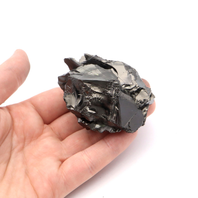 エリートシュンガイト 原石 さざれ ロシア カレリア共和国シュンガ 天然石 1点物 パワーストーン Shungite シュンガ石