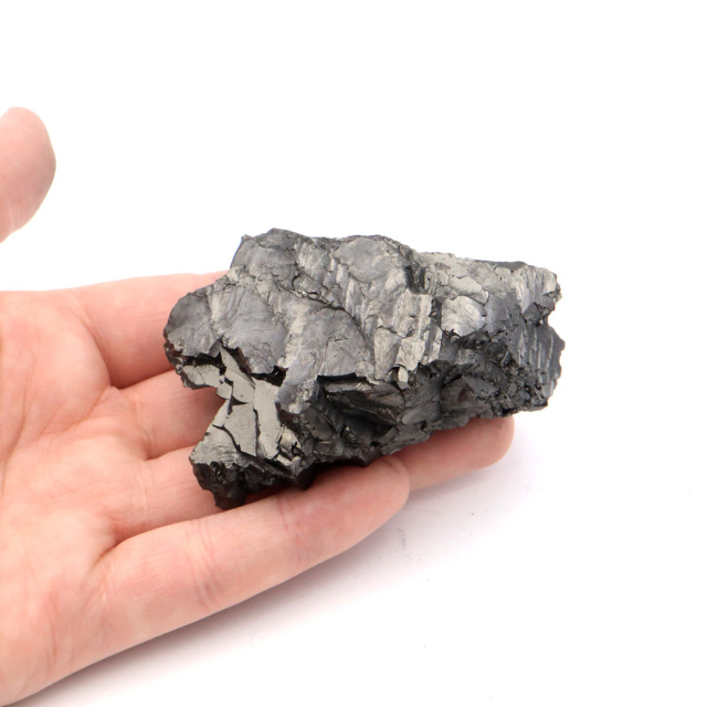 エリートシュンガイト 原石 さざれ ロシア カレリア共和国シュンガ 天然石 1点物 パワーストーン Shungite シュンガ石