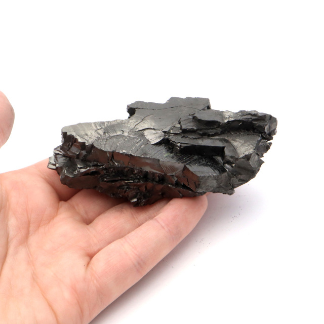 エリートシュンガイト 原石 さざれ ロシア カレリア共和国シュンガ 天然石 1点物 パワーストーン Shungite シュンガ石