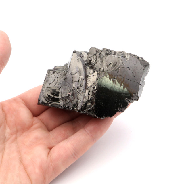 エリートシュンガイト 原石 さざれ ロシア カレリア共和国シュンガ 天然石 1点物 パワーストーン Shungite シュンガ石