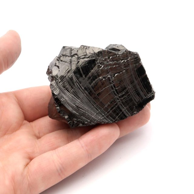 エリートシュンガイト 原石 さざれ ロシア カレリア共和国シュンガ 天然石 1点物 パワーストーン Shungite シュンガ石