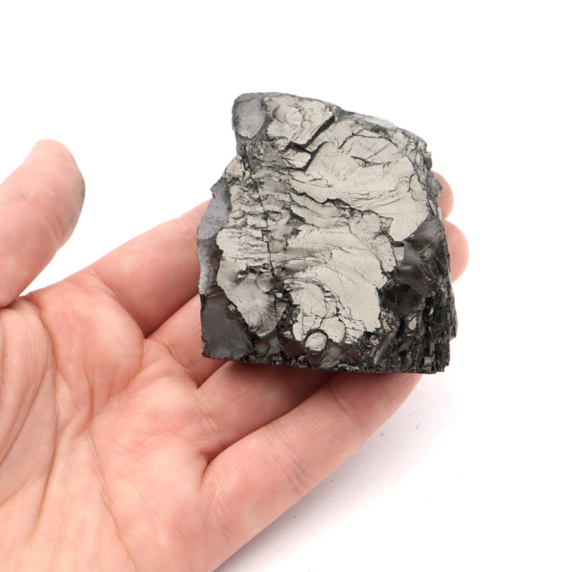 エリートシュンガイト 原石 さざれ ロシア カレリア共和国シュンガ 天然石 1点物 パワーストーン Shungite シュンガ石