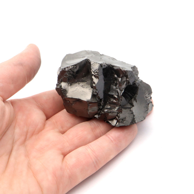 エリートシュンガイト 原石 さざれ ロシア カレリア共和国シュンガ 天然石 1点物 パワーストーン Shungite シュンガ石
