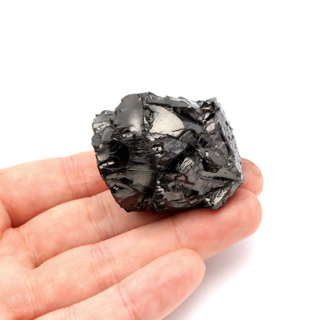 エリートシュンガイト 原石 ロシア カレリア共和国シュンガ 天然石 1点物 パワーストーン Shungite シュンガ石