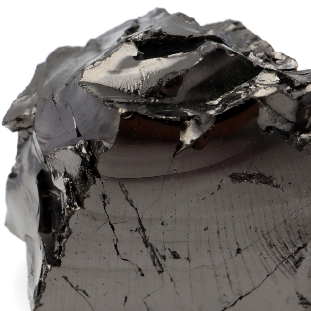 エリートシュンガイト 原石 ロシア カレリア共和国シュンガ 天然石 1点物 パワーストーン Shungite シュンガ石