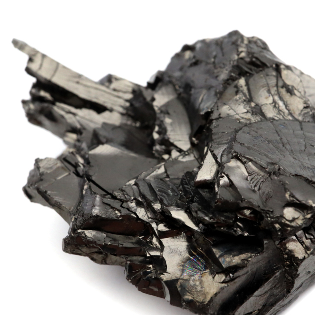 エリートシュンガイト 原石 ロシア カレリア共和国シュンガ 天然石 1点物 パワーストーン Shungite シュンガ石