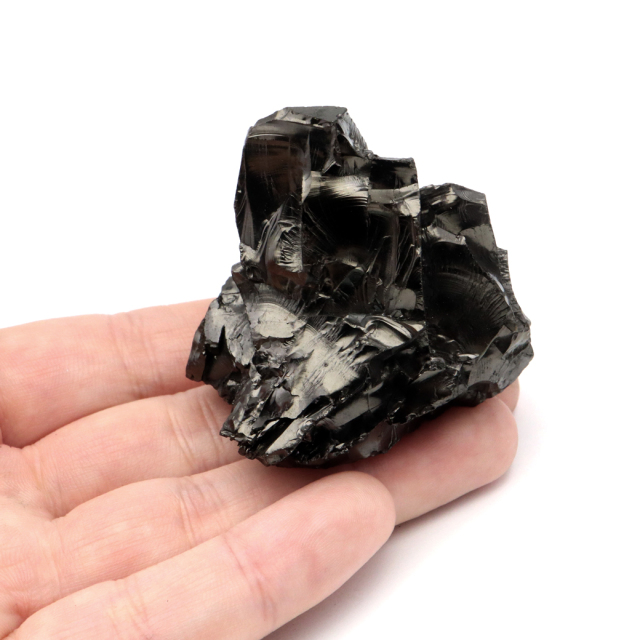 エリートシュンガイト 原石 ロシア カレリア共和国シュンガ 天然石 1点物 パワーストーン Shungite シュンガ石