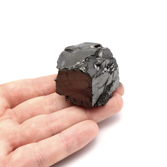 エリートシュンガイト 原石 ロシア カレリア共和国シュンガ 天然石 1点物 パワーストーン Shungite シュンガ石